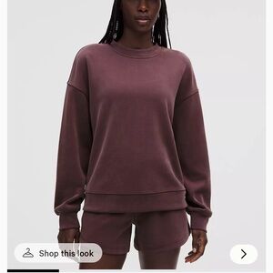 Lululemon softstream perfectly oversized crew sweatshirt